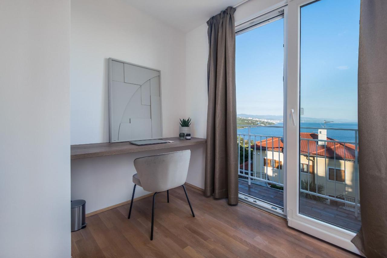 Premium Apartment With Beautiful Sea View, Short Walk To The Sea Opatija Eksteriør billede