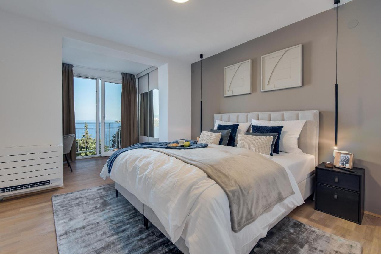 Premium Apartment With Beautiful Sea View, Short Walk To The Sea Opatija Eksteriør billede